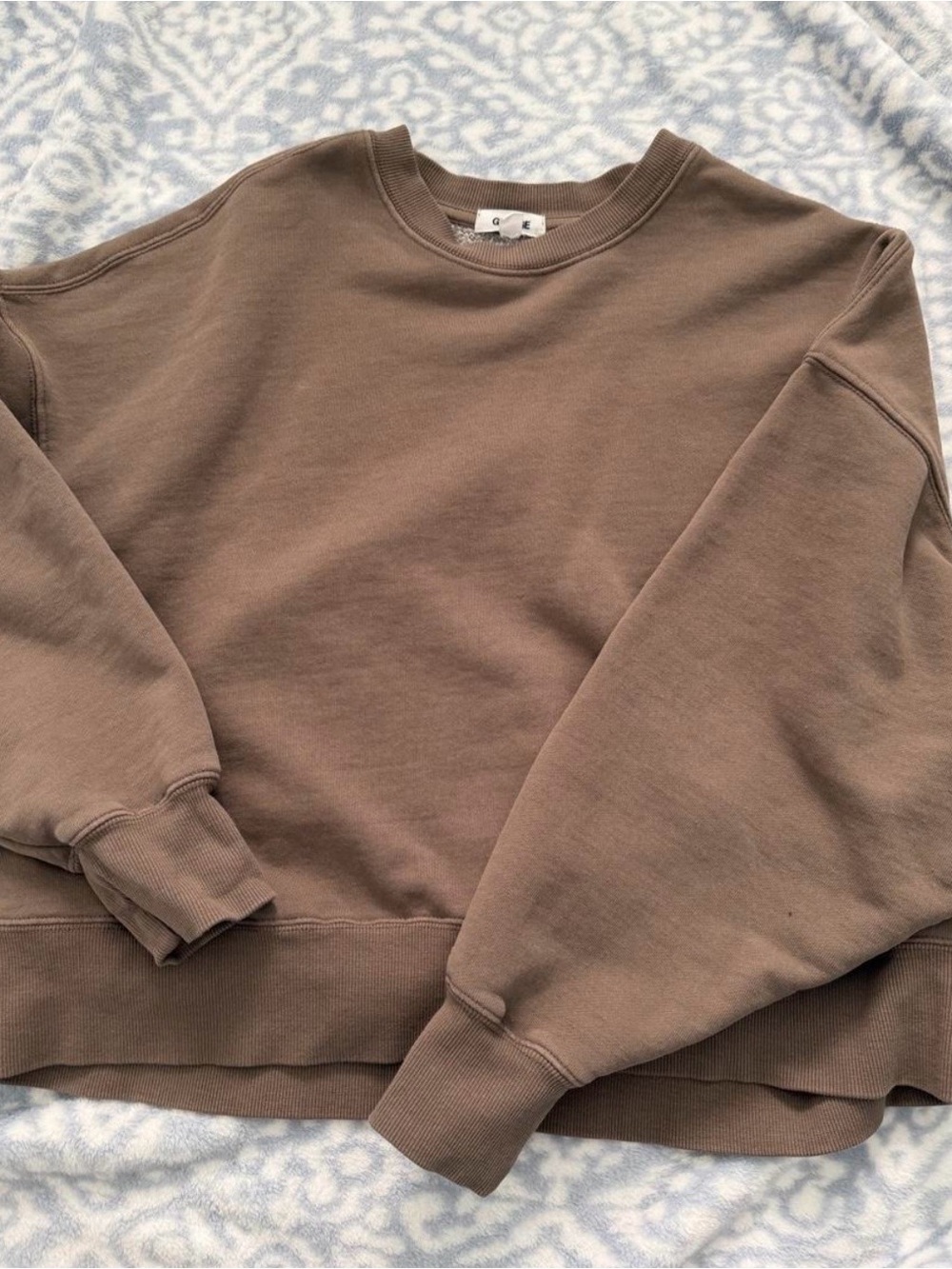 Garage Brown Crewneck Sweatshirt